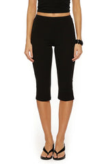 City Lights Black Jersey Capri Pants - PRE ORDER