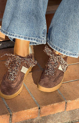 Dixie Brown Leopard Lace Sneaker