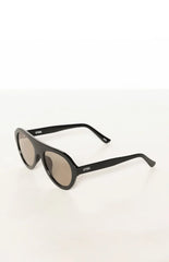 Otra Eyewear Maddy Black Aviator Sunglasses
