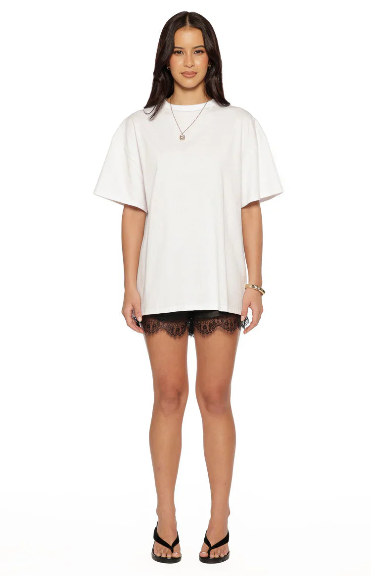 Alba Plain White Tee