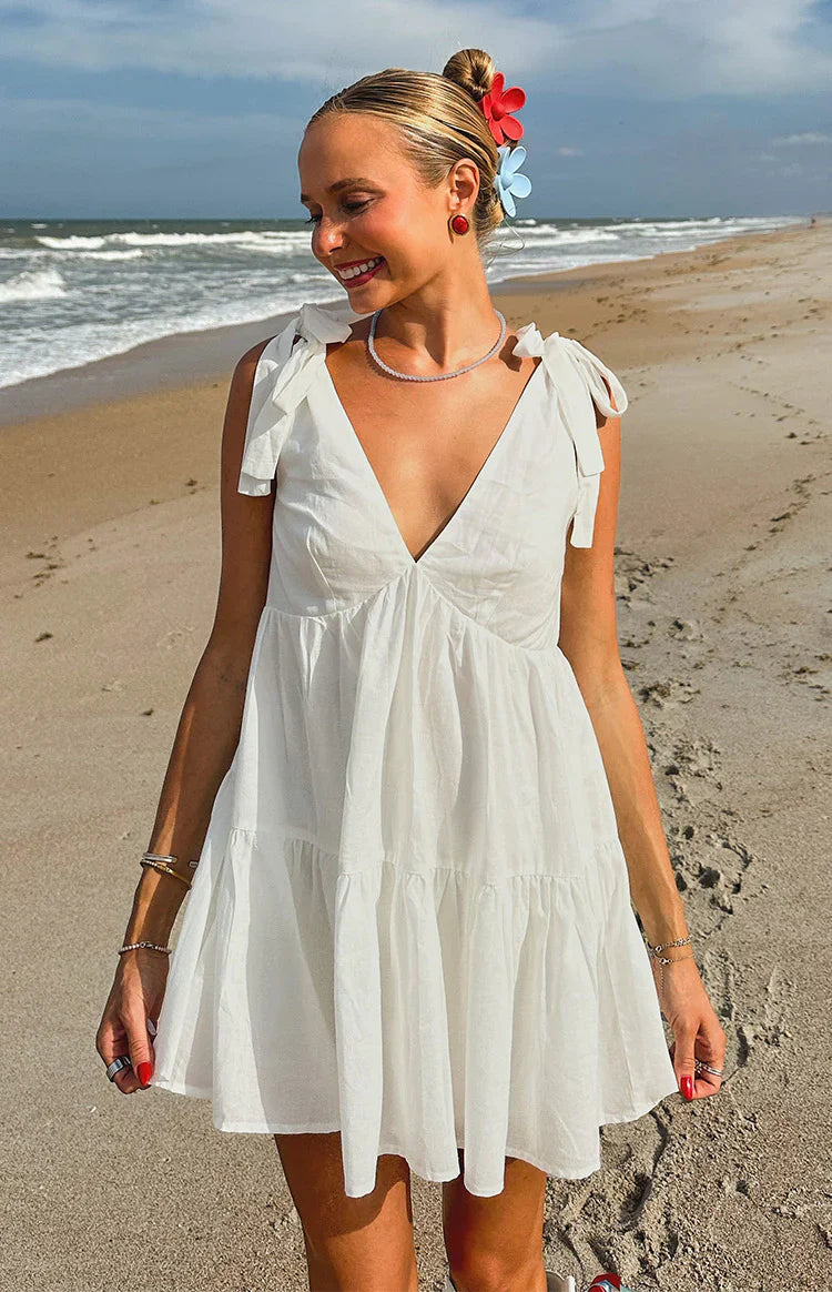 Angel Girl White Mini Dress