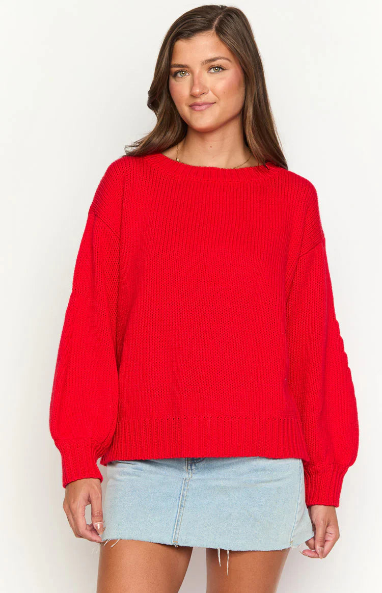 Chapman Red Sweater