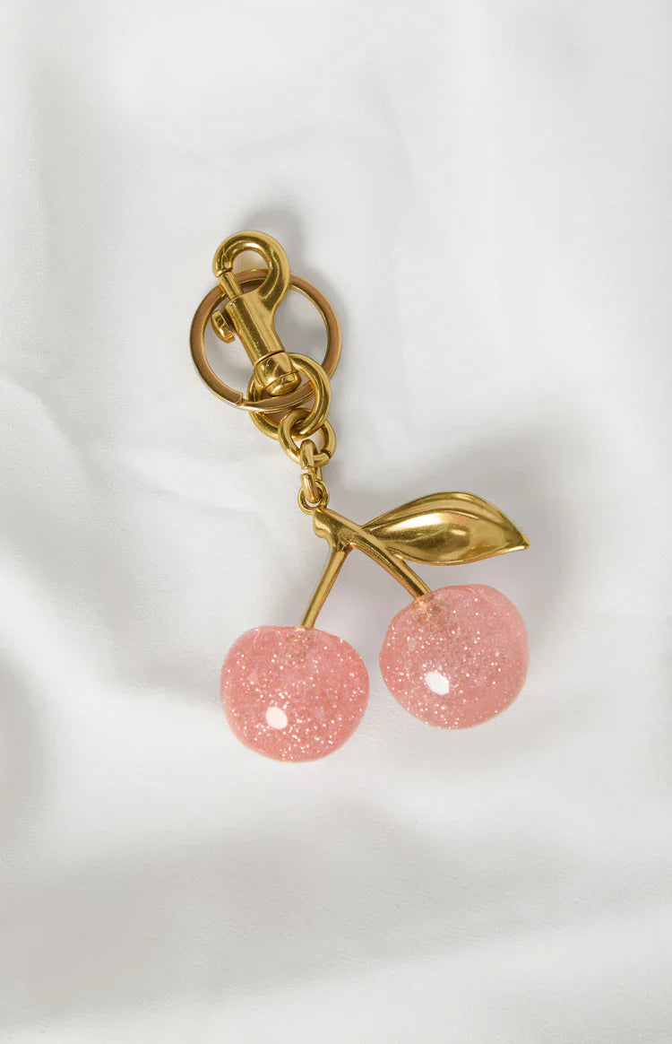Cherry Pink Keyring