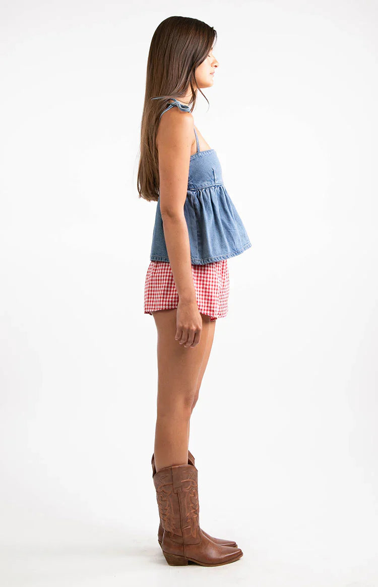 Ethel Blue Denim Top