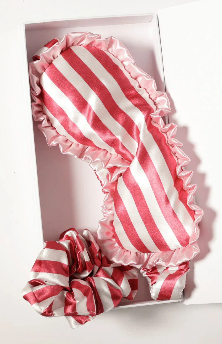 Georgina Eye Mask and Scrunchie Satin Set