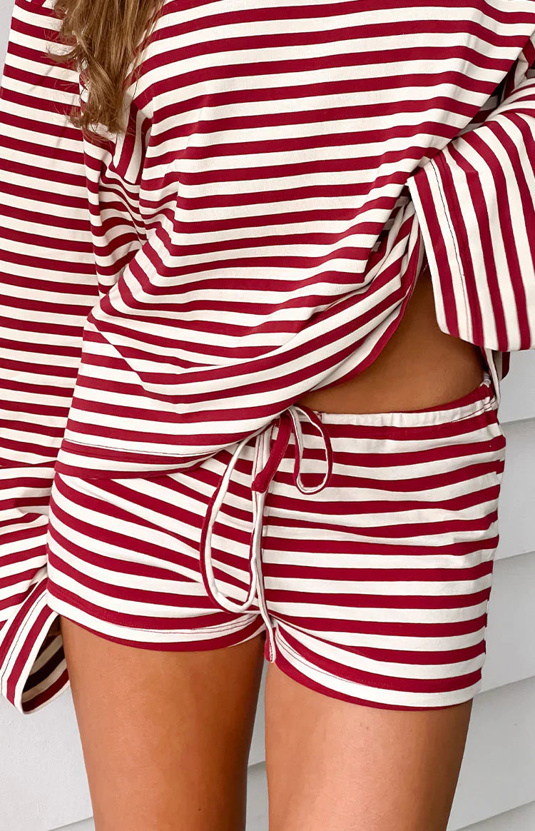 Lioness Kourt Wine Stripe Bloomers