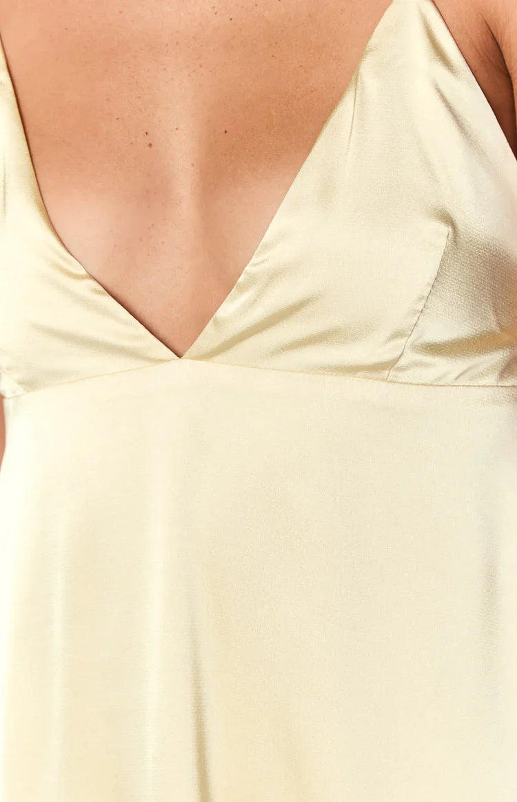 Nakita Yellow Maxi Dress
