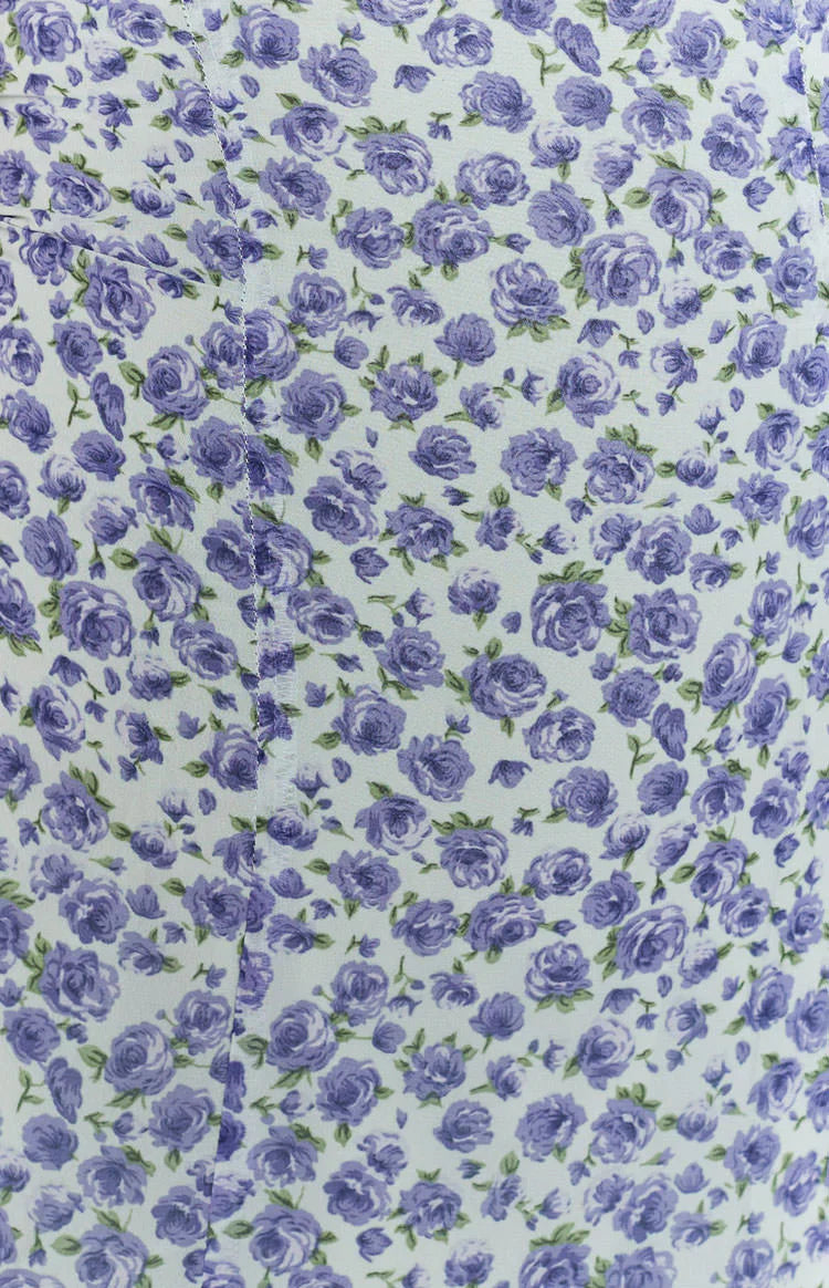 Penny Lane Blue Floral Mini Dress