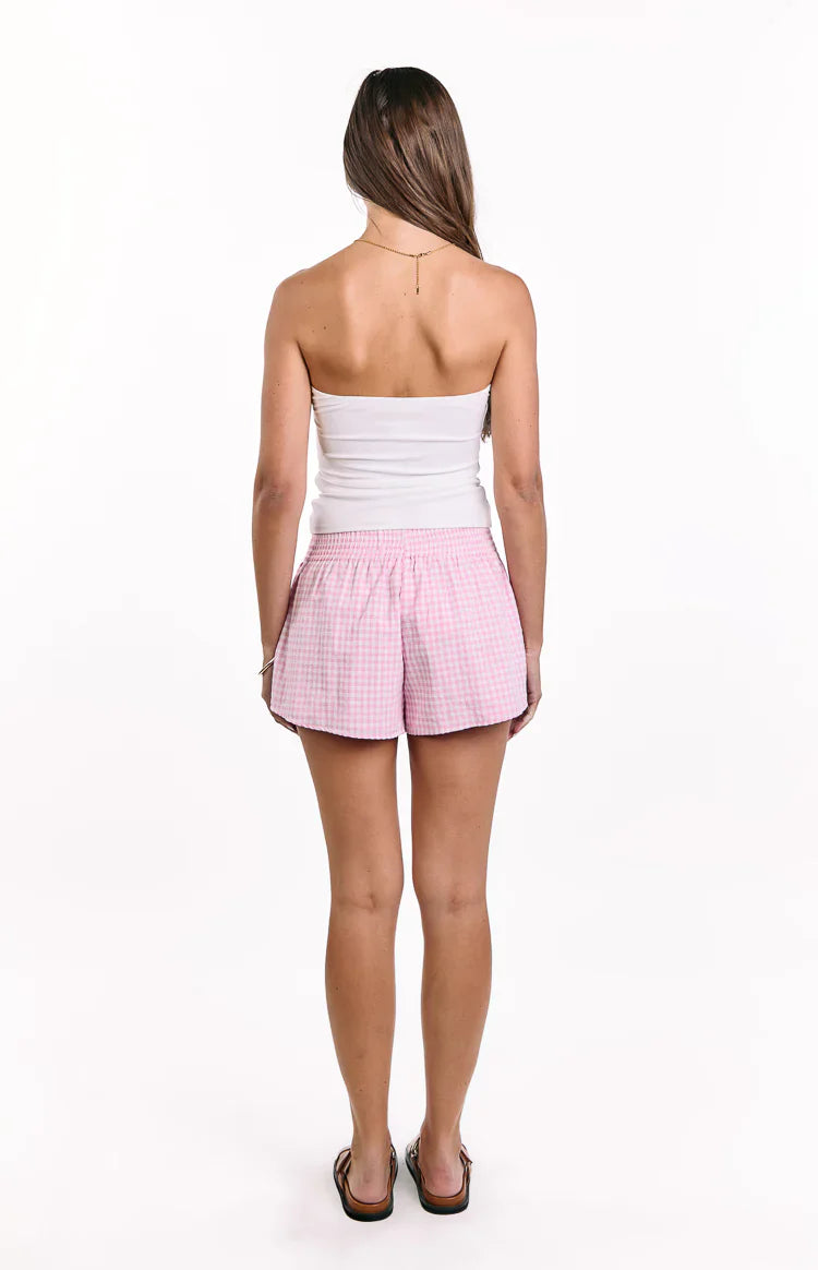 Pippen White Floral Beaded Strapless Top