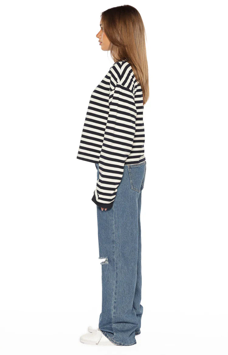 Roxie Mid Wash Ripped Jeans