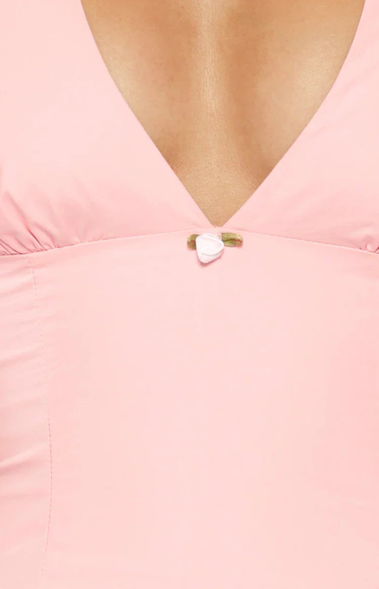 Sonnet Pink Micro Mini Dress
