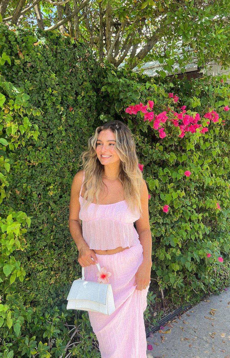 The Moment Pink Maxi Skirt
