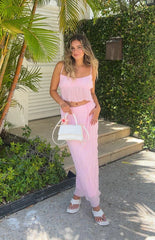 The Moment Pink Maxi Skirt