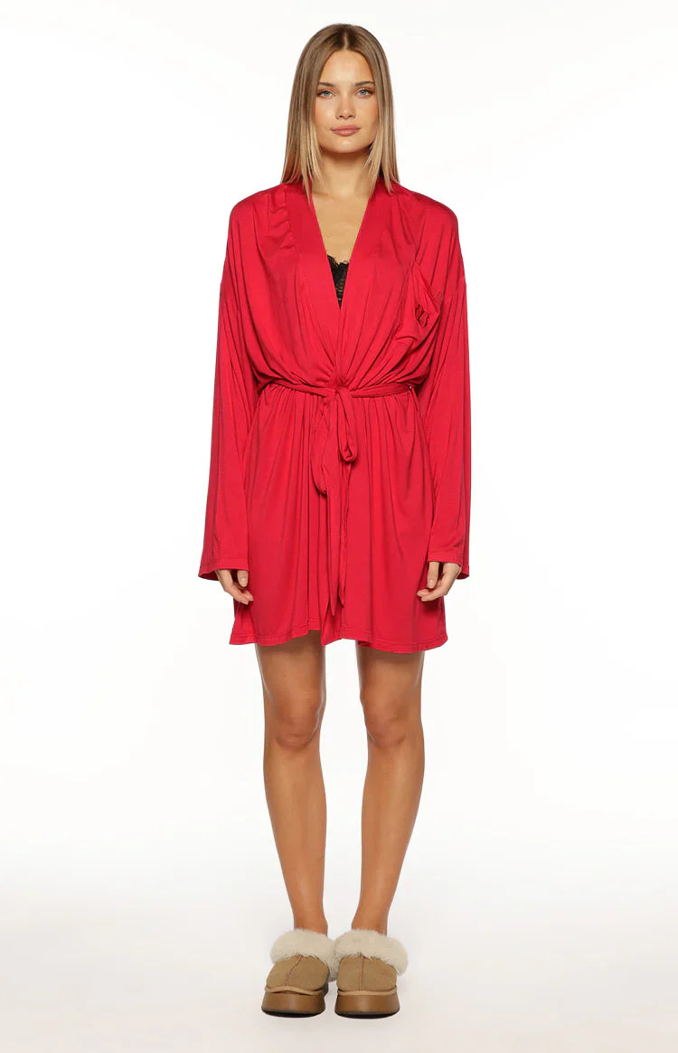 Almost Ready Burgundy Robe